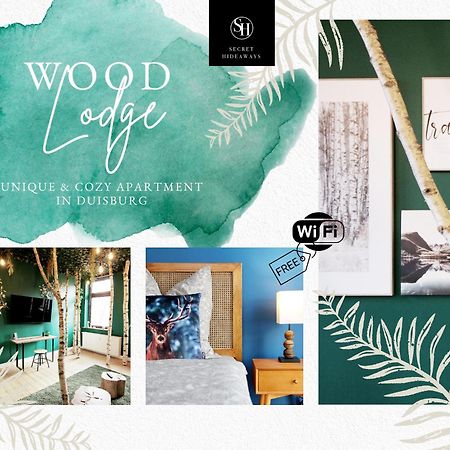 Secret Hideaways Wood Lodge Mit Kinderzimmer Messe L City L Flughafen L Hbf Duisburg Buitenkant foto